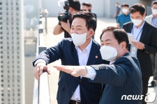 주광덕-원희룡, 남양주 교통인프라 현장점검 획기적 발전시킬 것