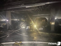 인천 아파트 지하주차장 BMW 불나 인근 차 5대 소실 등 피해