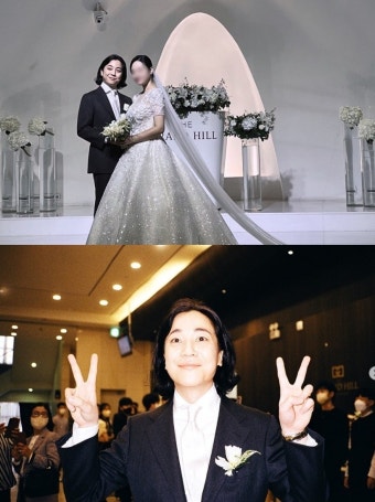 넉살, 6세 연하 미모 신부 공개 