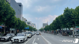 도곡로 전봇대 사라졌다…강남구 전신주 지중화 숙원 해결