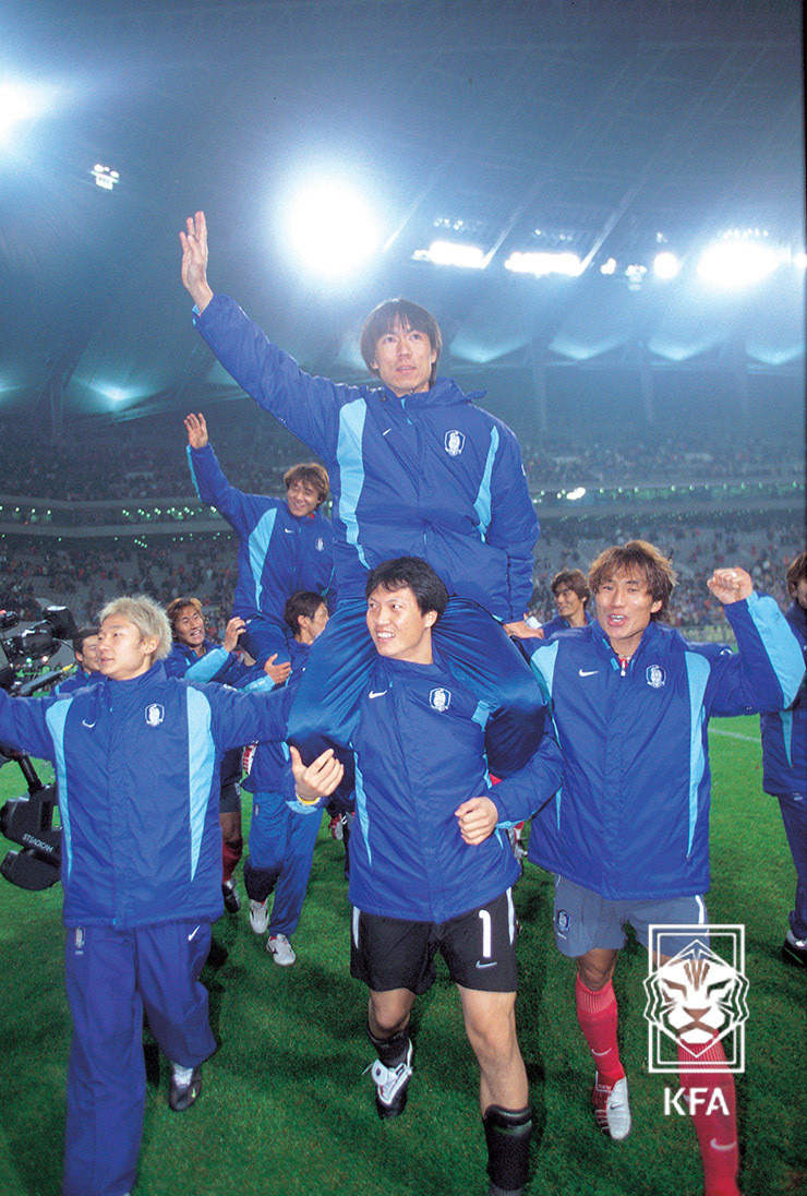 홍명보 감독, 유럽 출장 중 손흥민-김민재 선수와 면담 진행, 대한축구협회 확인