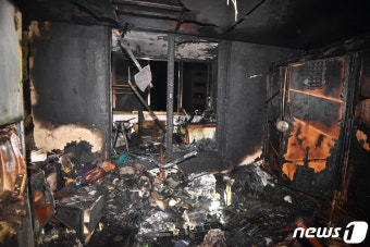 대전 아파트서 전기자전거 배터리 발화 추정 화재…1명 부상
