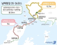 [신용석레인저가떴다] 남쪽바다 벗삼아 뚜벅…각산 오르니 삼천포 쪽빛 넘실