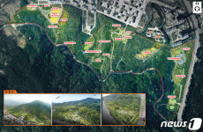 청주 우암산 도시생태축 복원한다…내년 6월 완공