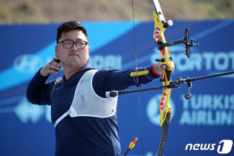 김우진·심예지, 양궁 종합선수권 남녀 개인전 우승