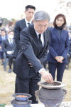 고 노태우 대통령 1주기 추모식 파주 동화경모공원 묘역서 엄수