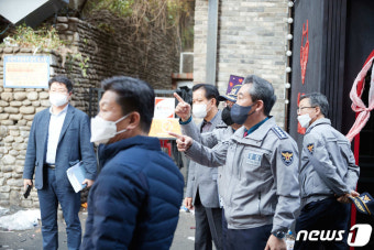 이태원 참사 현장 찾은 윤희근 경찰청장