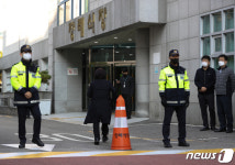 침통한 분위기의 장례식장