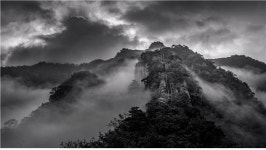 운해 낀 월악산 제비봉…자연 수묵화, 국립공원 사진 공모전 대상
