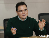 발언하는 최재선 에코트라 연구개발본부장