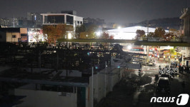 대구 서구 중리동 LPG충전소 폭발사고 현장