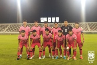 '황선홍호' 올림픽 축구대표팀, UAE와 1차 평가전서 1-2 역전패