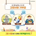 제주, 고향사랑기부제 답례품 공급업체 공모