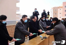 북한 흥하는 사회주의 농촌 새풍경…살림집 건설 속속