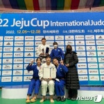 고창군청 여자유도부, 제주컵 전국유도대회 단체전 우승