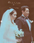 티아라 지연♥황재균, 결혼식 현장 공개…눈부신 웨딩 자태 [N샷]