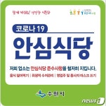 외식 걱정마세요…수원시, 코로나 안심식당 228곳 추가 지정