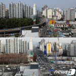 선유고가차도 철거완료…평면교차로 전면 개통