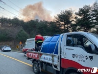 삼척 동막리 산불, 초반 불길 잡아…진화율 70%(종합2보)
