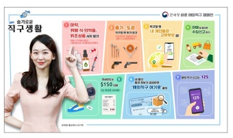 관세청 '슬기로운 직구생활-바른직구 7가지' 불법 근절 캠페인