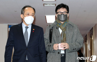 국무회의 참석하는 추경호·한동훈