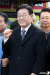 광주시민 응원받는 이재명 대표
