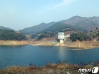 수위 낮아지는 주암댐