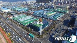 부산 엄궁·반여농산물도매시장 3년 연속 거래실적 1조 달성