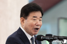 김진표 국회의장 고향사랑 설맞이 큰장터 축사