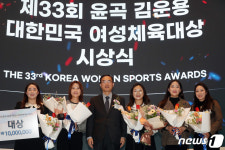 팀킴, 윤곡 김운용 여성체육대상 대상 수상