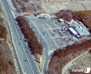 교통 체증 없는 서해안고속도로 군산휴게소