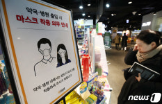 대형마트 내 개방형 약국 마스크 써야 하나?