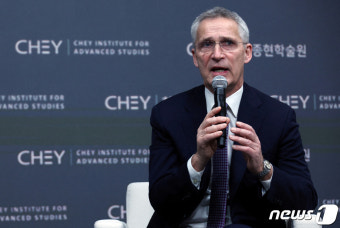 韓 방문한 나토 사무총장 우크라 군사 지원 촉구