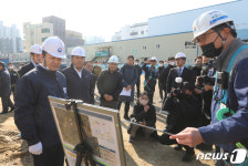 건설현장 방문한 원희룡 국토교통부 장관