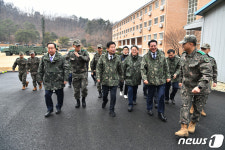 김진표 의장, 수방사 시추대대 방문