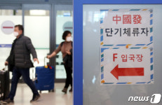 11일 부터 중국발 입국자 단기비자 발급 제한 해제