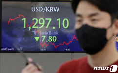 금리 동결, 원달러 환율 하락 마감
