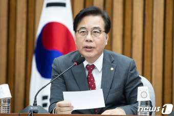 발언하는 송언석 국민의힘 원내수석