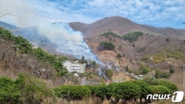 광양 진상면 야산서 불…1시간 만에 주불 진화