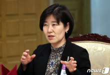 행복동행 여성 임원 초청 간담회 인사말하는 박은영 대상주식회사 총괄 중역