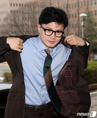 한동훈 장관 출근길