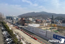 청주 상습정체 구간 상당로 체증 일부 해소…확장공사 1단계 마무리