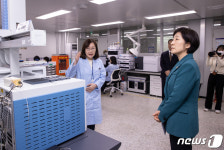 국립환경과학원 찾은 한화진 장관