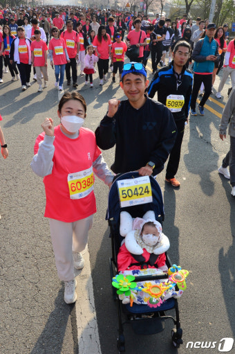 축제장이 된 경주벚꽃마라톤