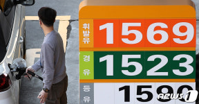 국내 주유소 휘발유·경유 가격 동반 하락