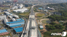 대구외곽순환고속도로 개통 1년…통행량 43.5%↑ 도심 교통분산 효과