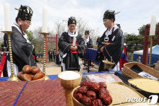 대구 노변동 사직단에서 열린 수성사직제