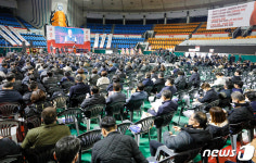 한국노총 부산본부 의장 재선거 미실시…이해수 의장 업무 재개