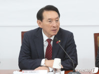 발언하는 김석기 외통위 간사