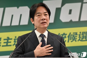대만 민진당, 내년 총통 선거 후보에 '독립 강경파' 라이칭더 임명